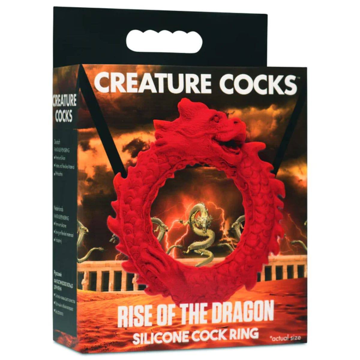 Creature Cocks Rise Of The Dragon Silicone Cock Ring - Adult Outlet