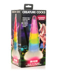 Uni-Glow Glow-In-The-Dark Rainbow Silicone Dildo Default Title Dildos & Dongs Creature Cocks