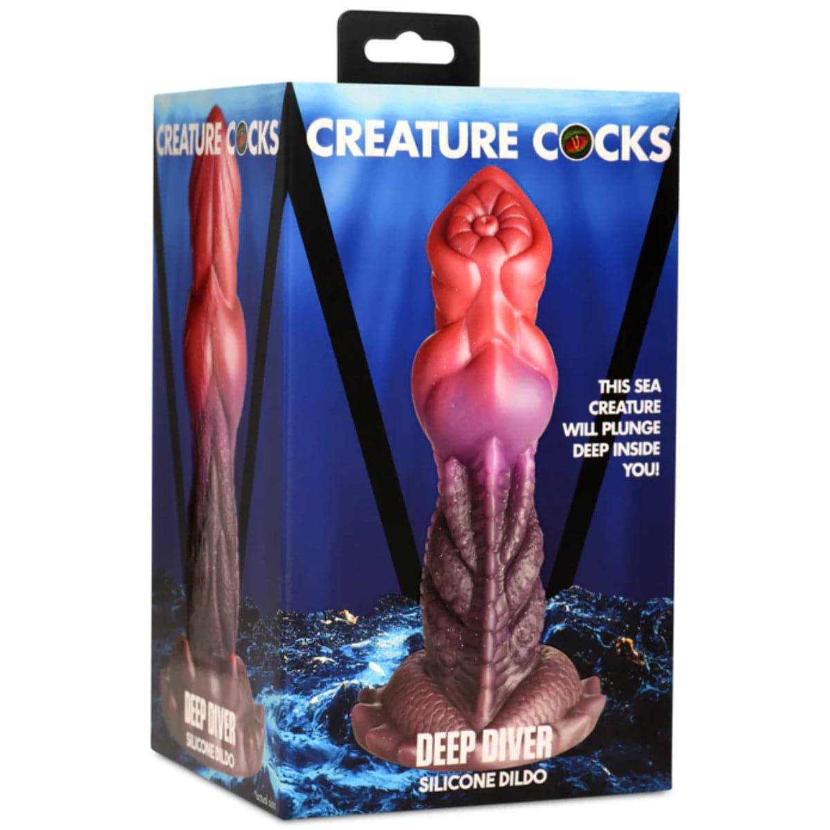 Creature Cocks Deep Diver Silicone Dildo - Adult Outlet