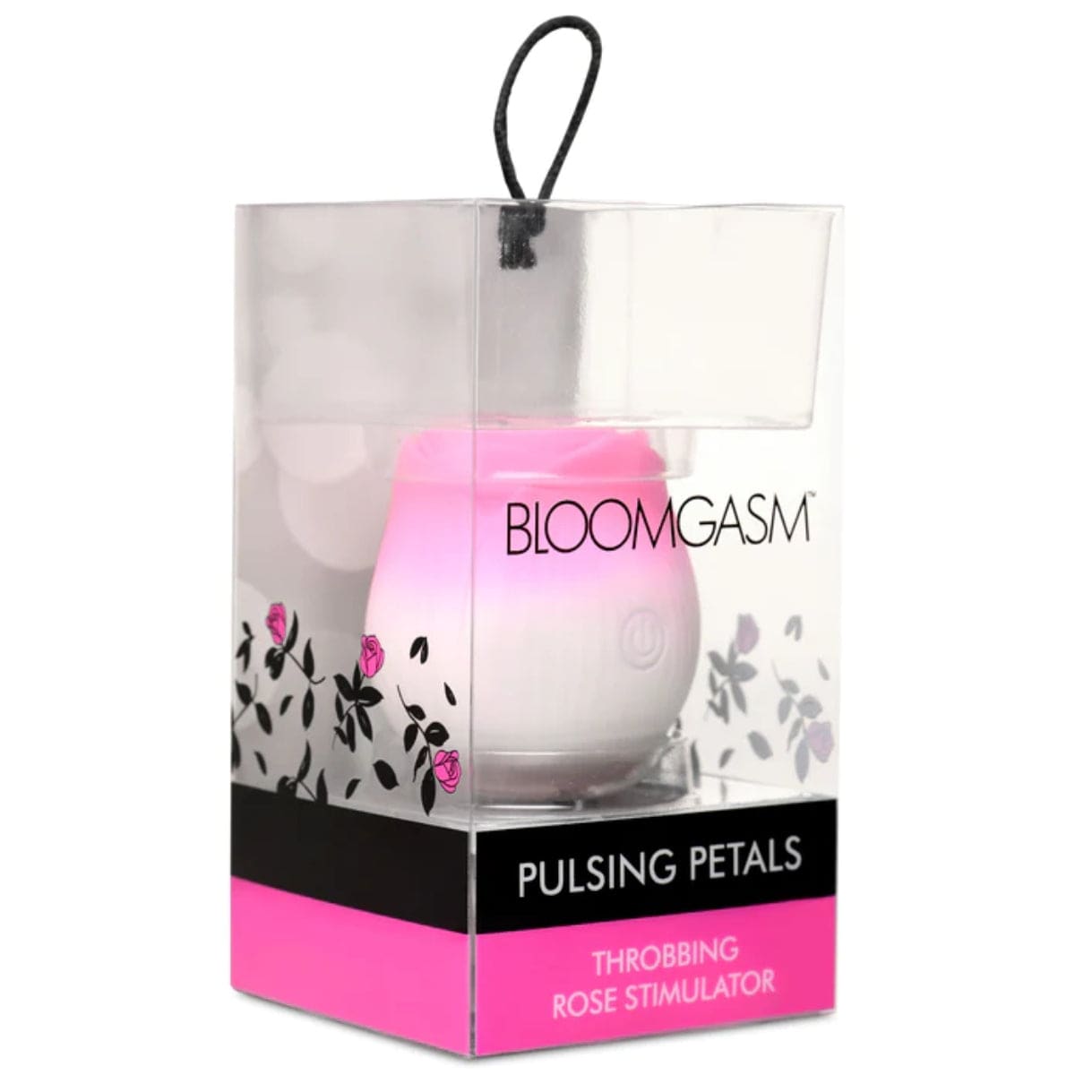 Bloomgasm Pulsing Petals Throbbing Rose Stimulator Pink - Adult Outlet