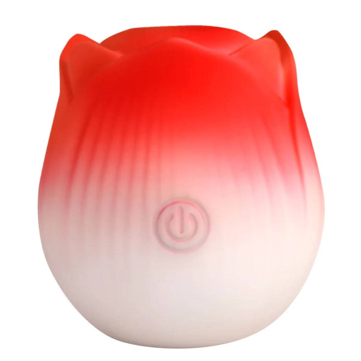 Bloomgasm Pulsing Petals Throbbing Rose Stimulator Red - Adult Outlet