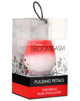 Bloomgasm Pulsing Petals Throbbing Rose Stimulator Red - Adult Outlet