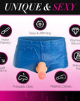 Strap U Booty Shorts 6" Dildo Silicone Strap On Harness Large Strap-Ons Strap U