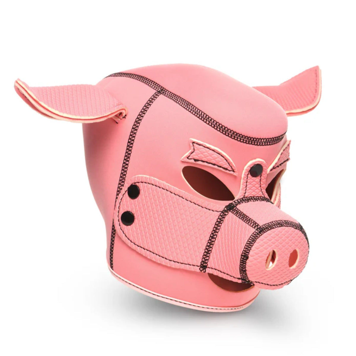 Swine Pig Neoprene Hood With Removeable Muzzle Pink - Adult Outlet