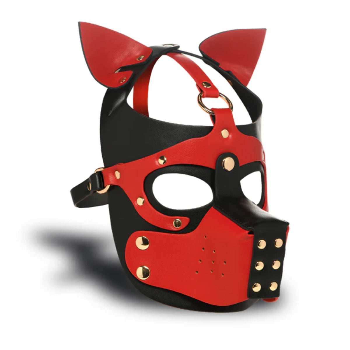 Hound Hood With Detachable Muzzle Red/Black - Adult Outlet