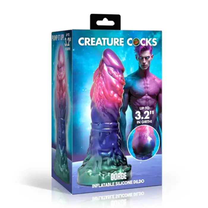 Creature Cocks Gorge Inflatable Silicone Dildo