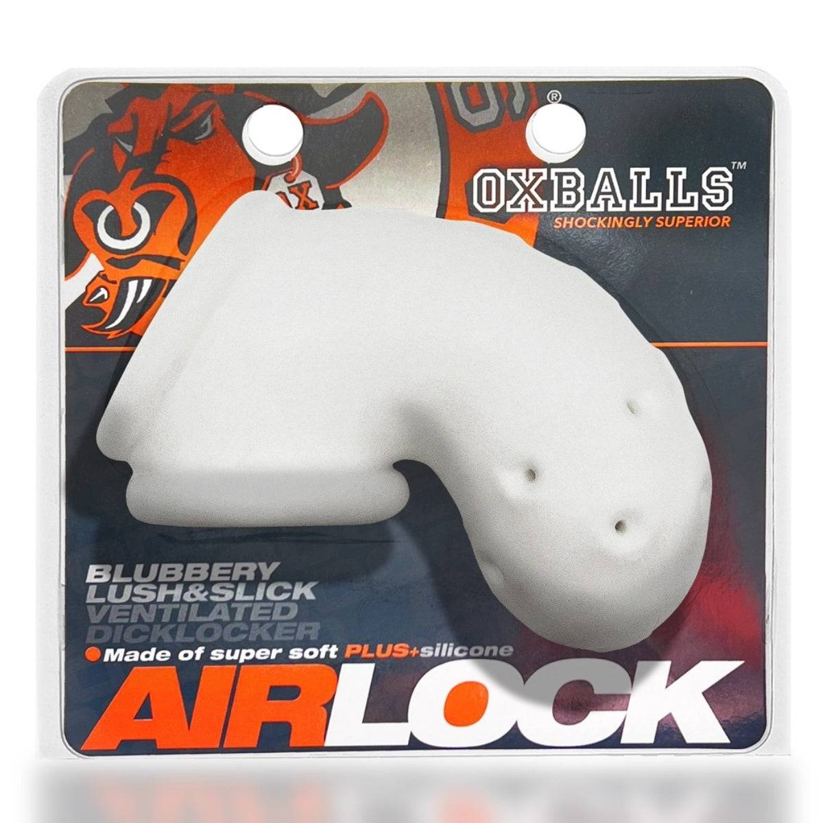 Airlock Air-Lite Vented Chastity White Ice - Adult Outlet