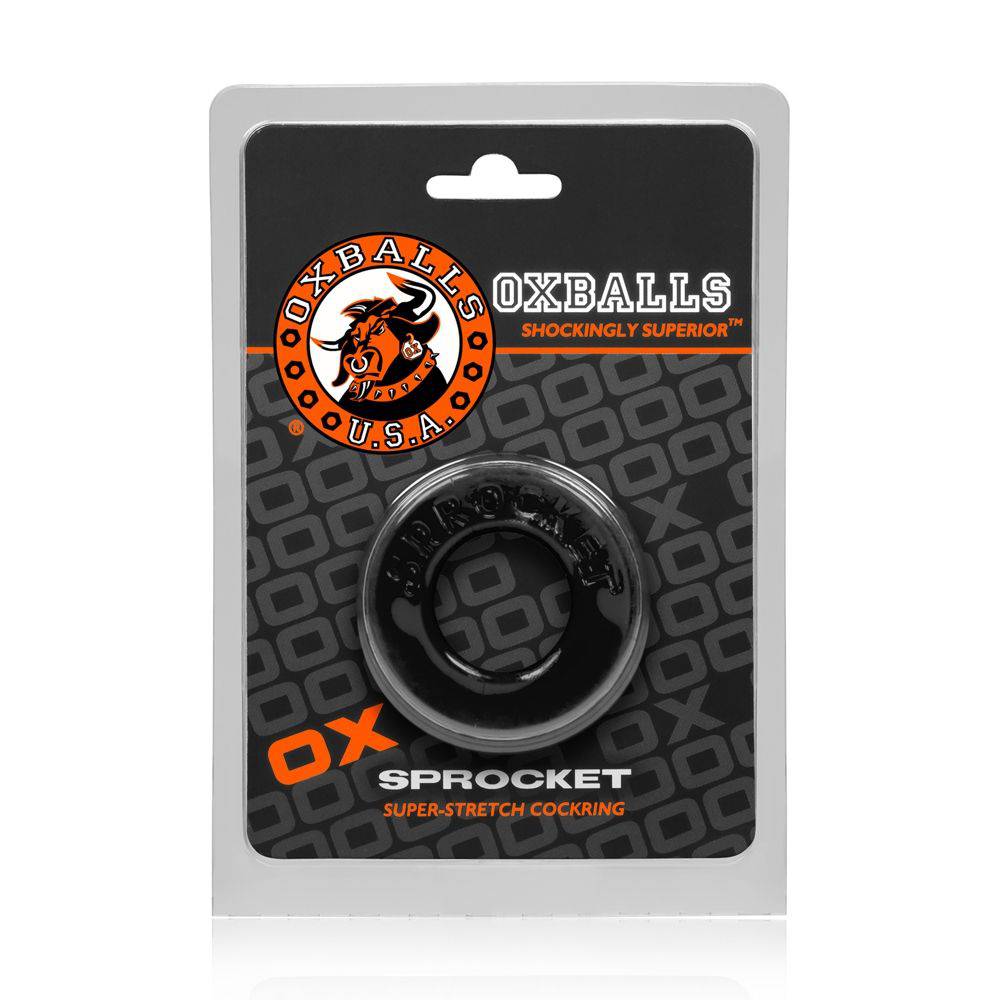 Oxballs Sprocket Black - Adult Outlet