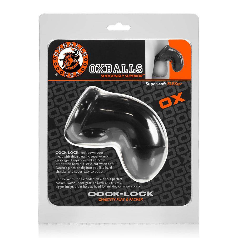 Oxballs Cocklock Chastity Black - Adult Outlet