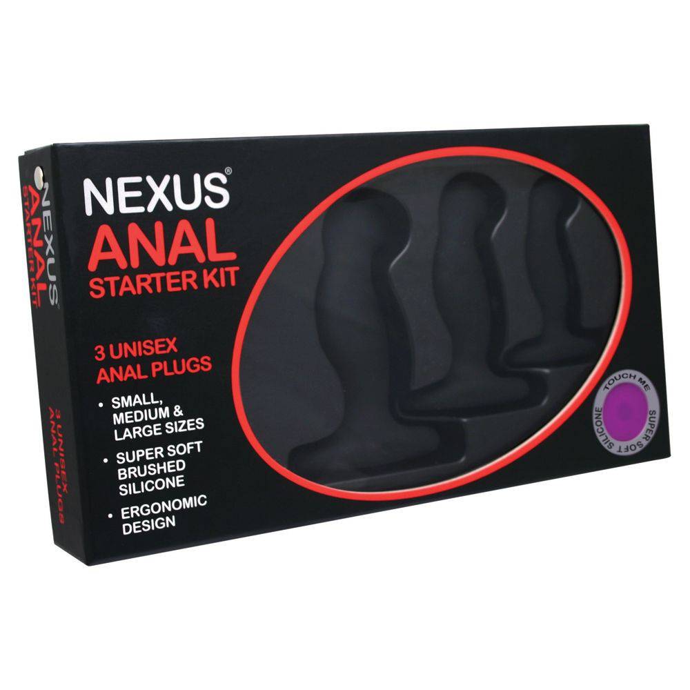 Nexus Anal Starter Kit Black - Adult Outlet