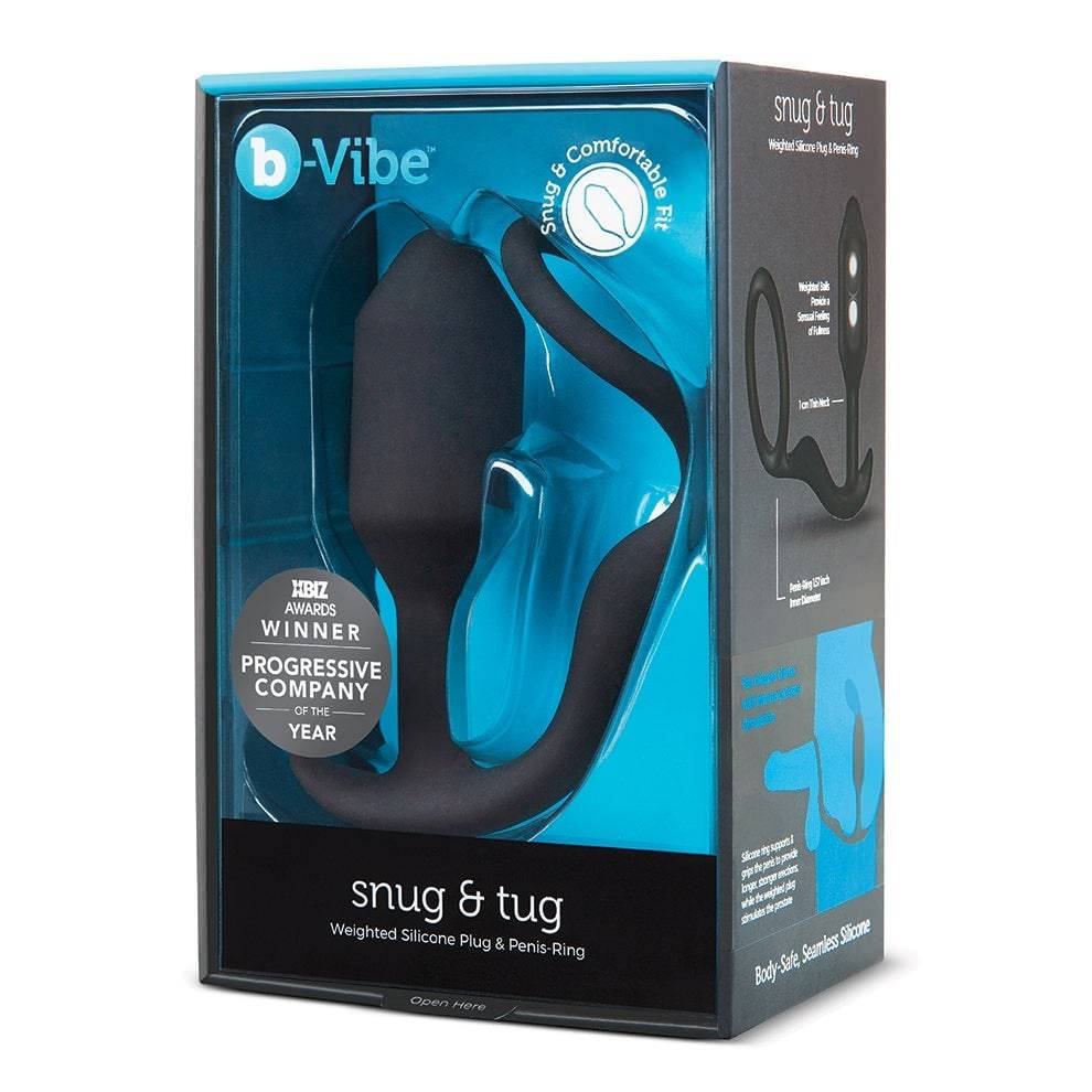 B-Vibe Vibrating Snug And Tug Butt Plug Medium - Adult Outlet