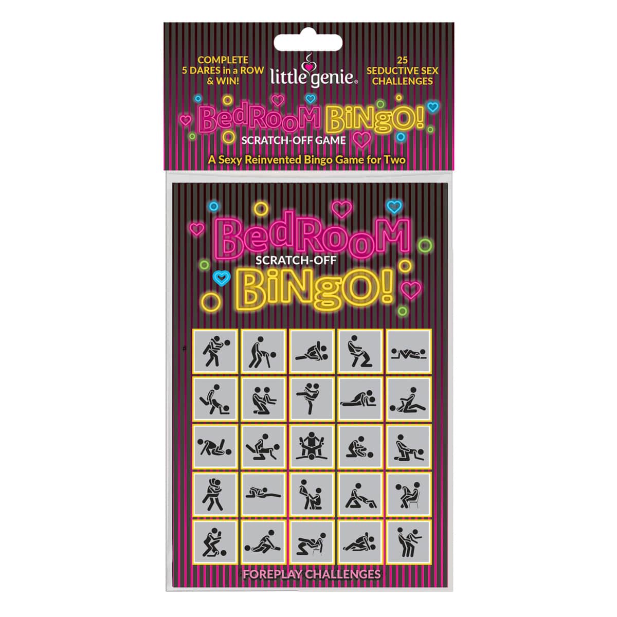 Bedroom Bingo Scratch Off Romance Game - Adult Outlet