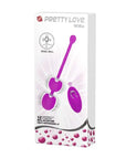 Pretty Love Willie Remote Control Kegel Balls - Purple