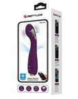 Pretty Love Hector G-Spot Electric Shock App Vibrator - Purple