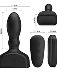 Mr Play Inflatable Anal Plug - Black