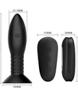 Mr Play Rotation Beads Anal Plug - Black