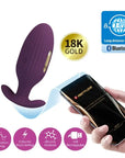 Pretty Love Jefferson Vibrating Electro Butt Plug - Purple