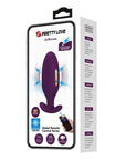 Pretty Love Jefferson Vibrating Electro Butt Plug - Purple
