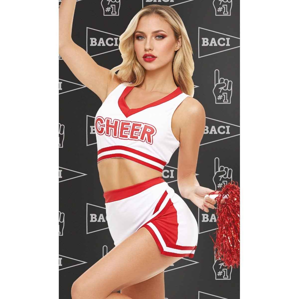 GAMEDAY HOTTIE 4PC SET- RED/WHITE- O/S