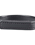 Blue Line Velcro Cock Ring Black - Adult Outlet