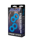 Blue Line 2 Pack Duo Cock And Ball Stamina Enhancement Cock Ring - Adult Outlet