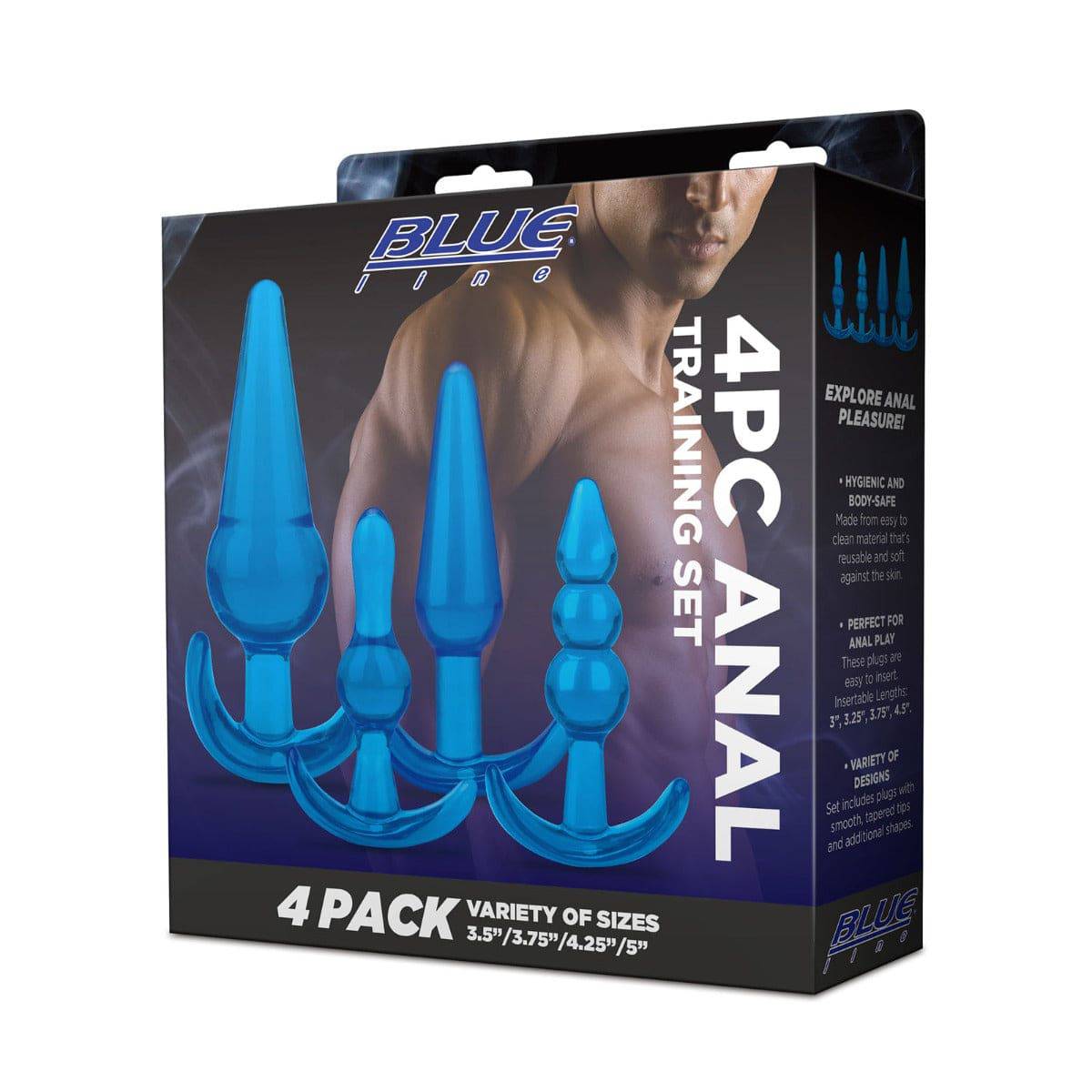 Blue Line 4Pc Anal Training Set - Adult Outlet