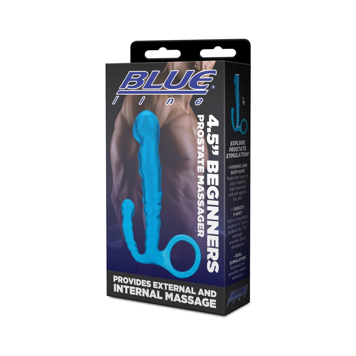 Blue Line 4.5Inch Beginners Prostate Massager - Adult Outlet