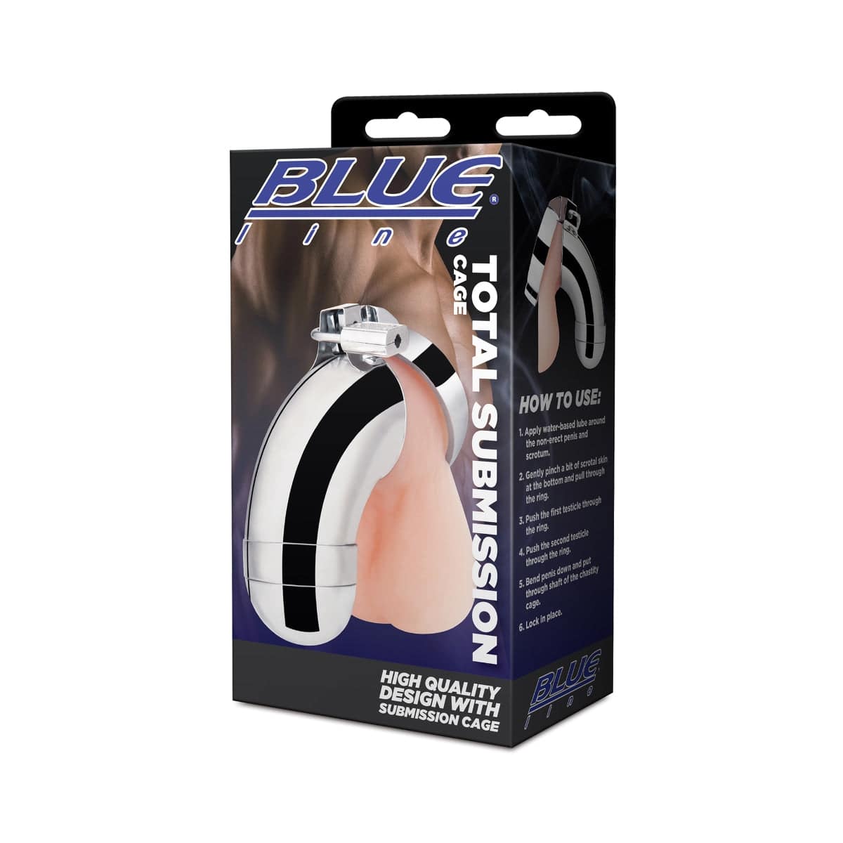 Blue Line Total Submission Cock Cage - Adult Outlet