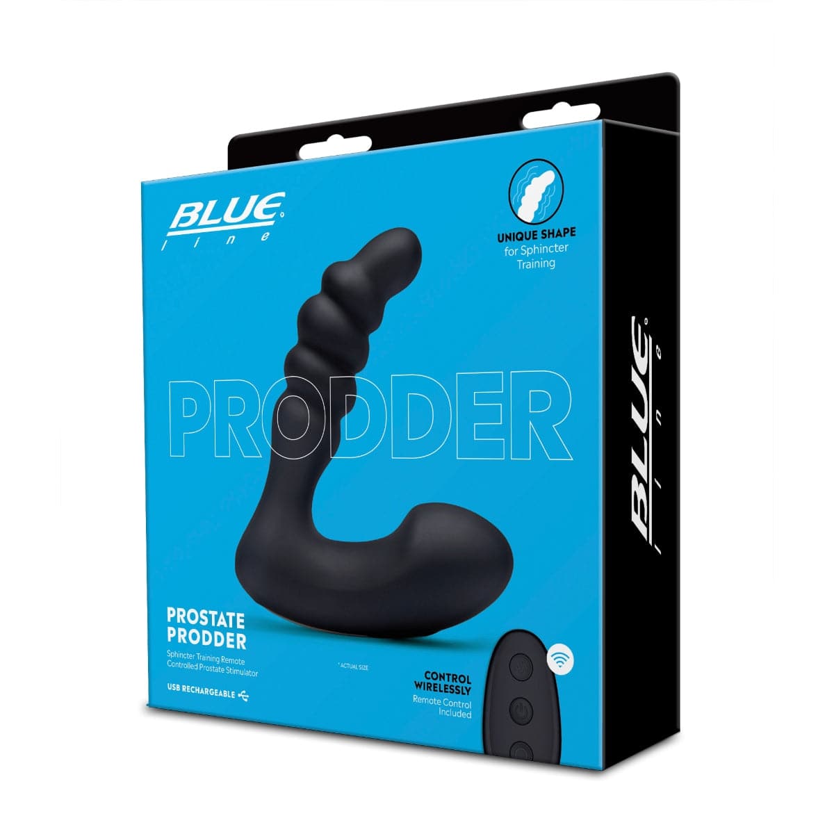 Blue Line Prodder Sphincter Training Remote Controlled Prostate Stimulator - Adult Outlet