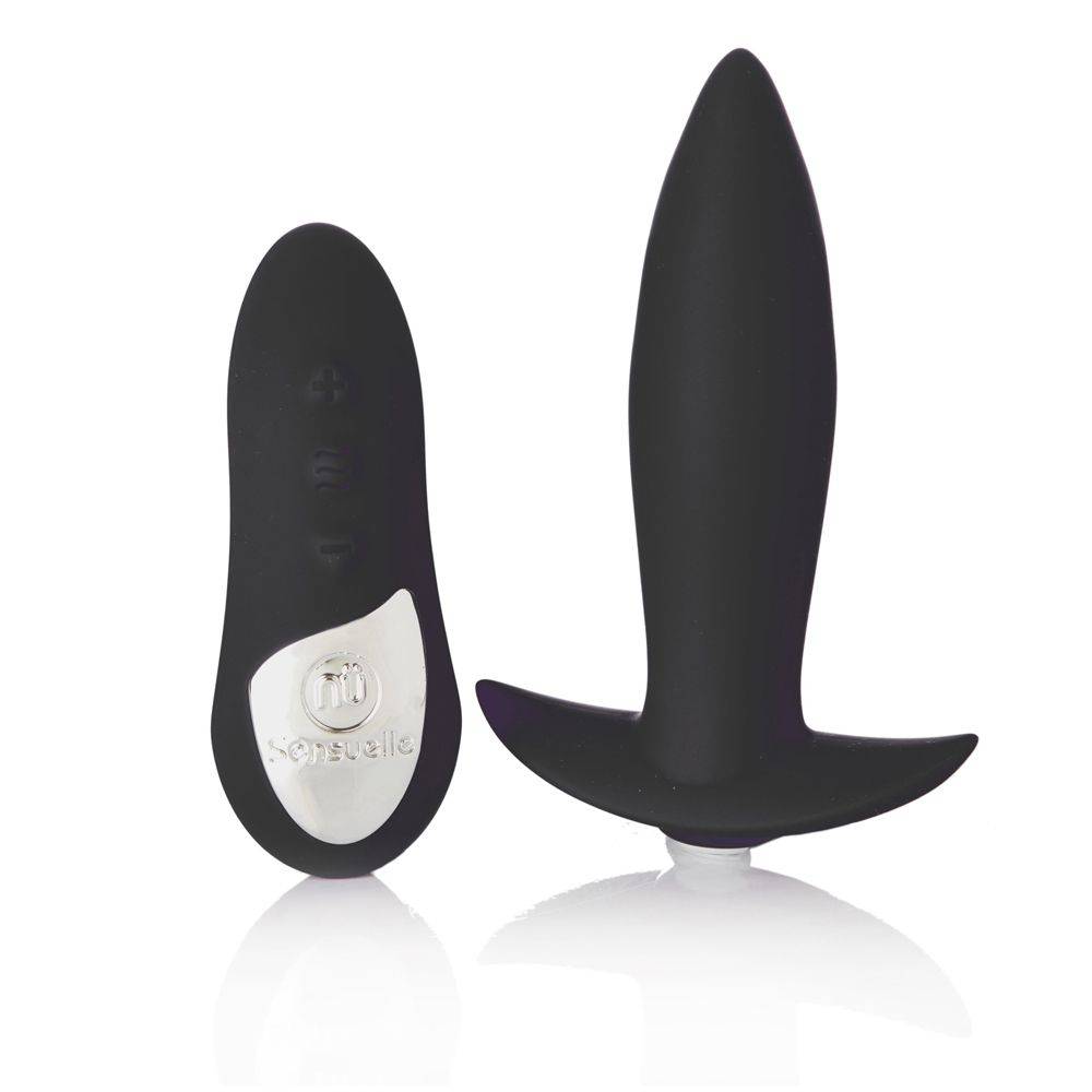 Nu Sensuelle Remote Control Mini Plug Black - Adult Outlet