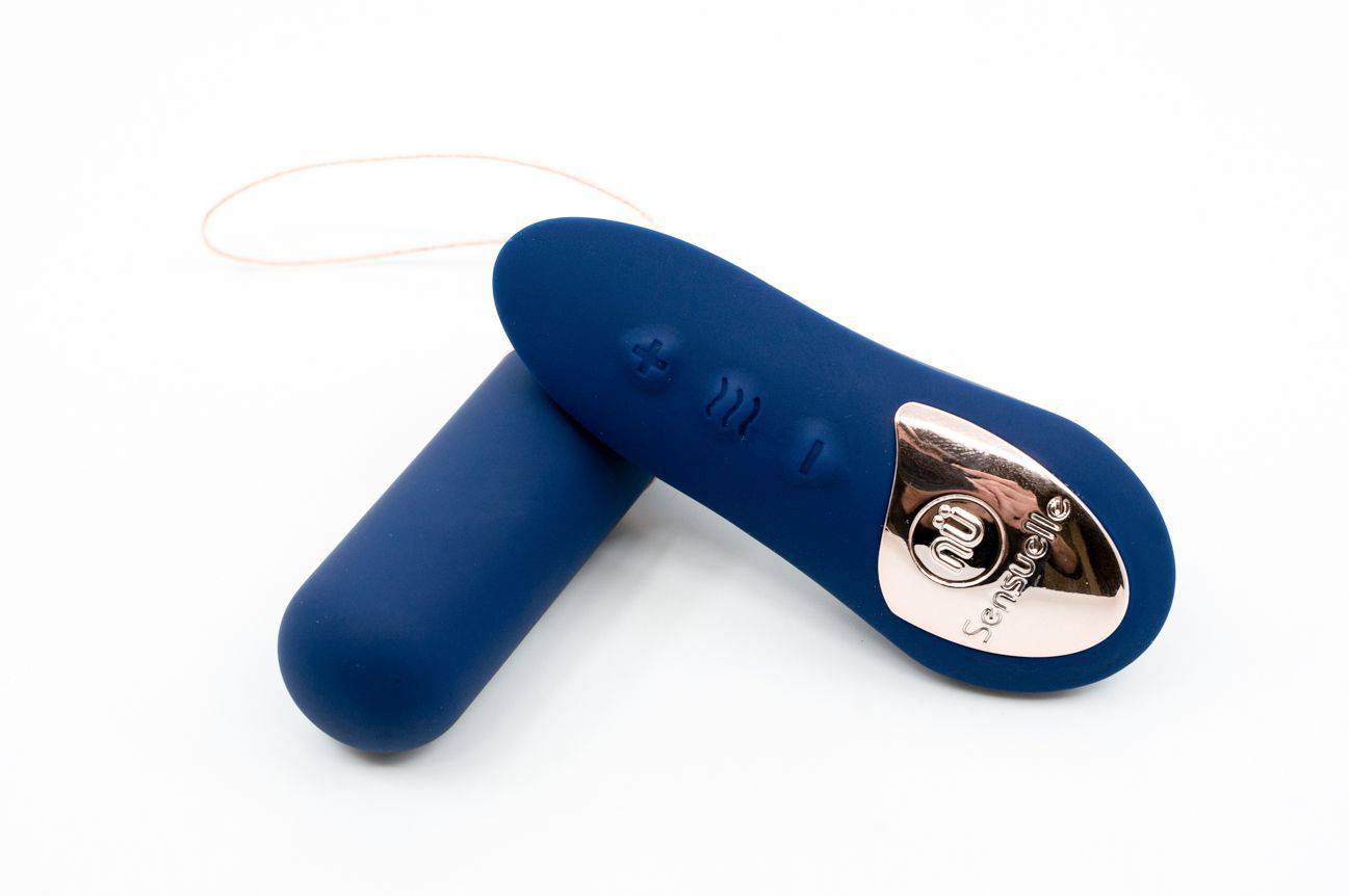 Nu Sensuelle Remote Wireless Bullet Plus Navy Blue - Adult Outlet