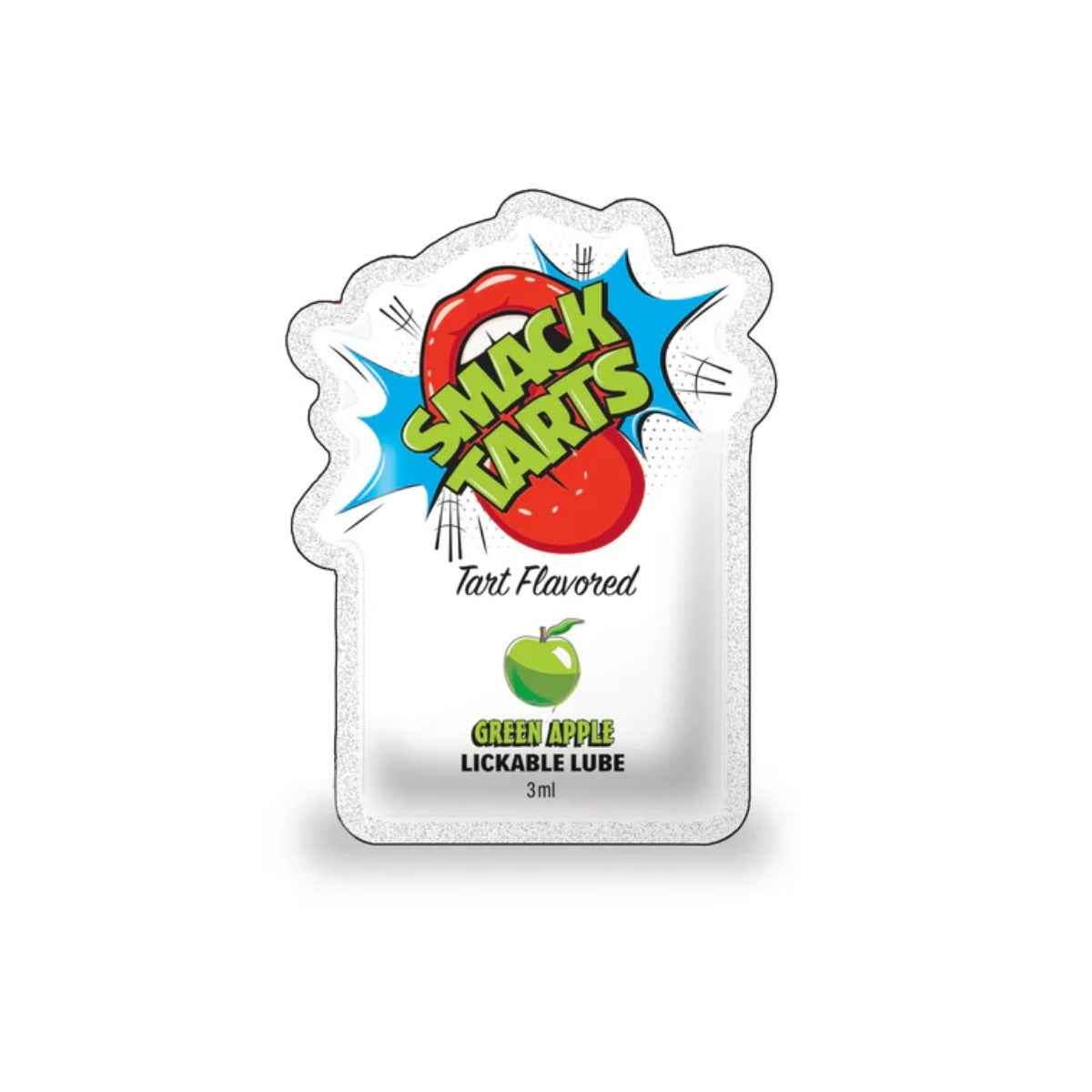 Smack Tarts Lickable Lube Sour Green Apple 3ml Pouch