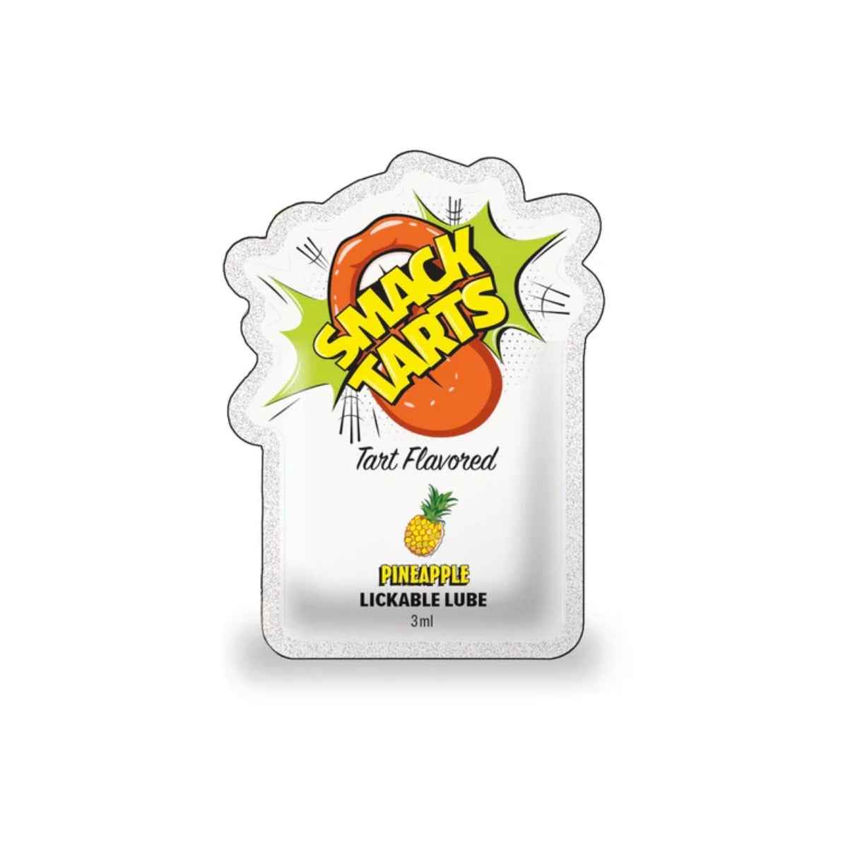 Smack Tarts Lickable Lube Sour Pineapple 3ml Pouch