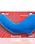 Hunkyjunk Buzzfuck Sling With Taint Vibe Vibrating Cock Sling Teal Ice - Adult Outlet