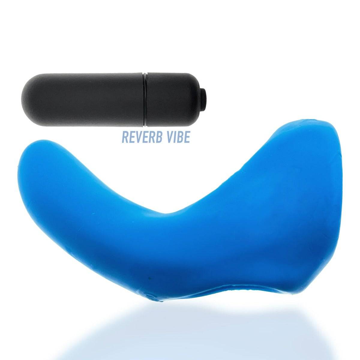 Hunkyjunk Buzzfuck Sling With Taint Vibe Vibrating Cock Sling Teal Ice - Adult Outlet