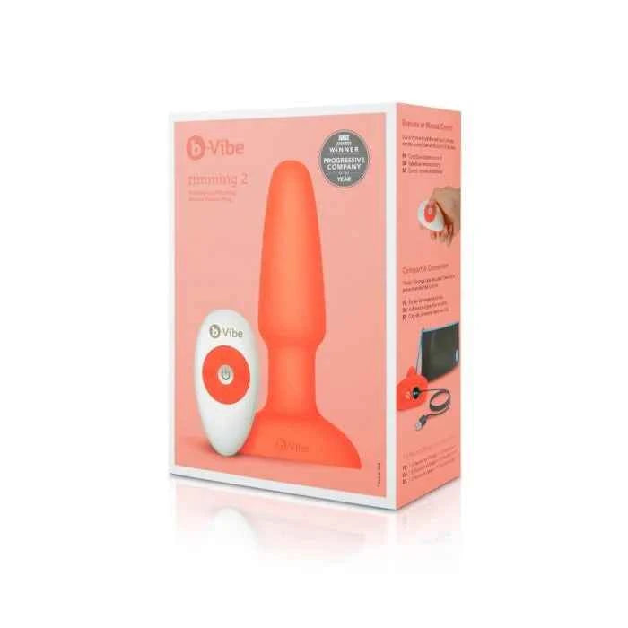 b-Vibe Rimming Plug 2 - Orange