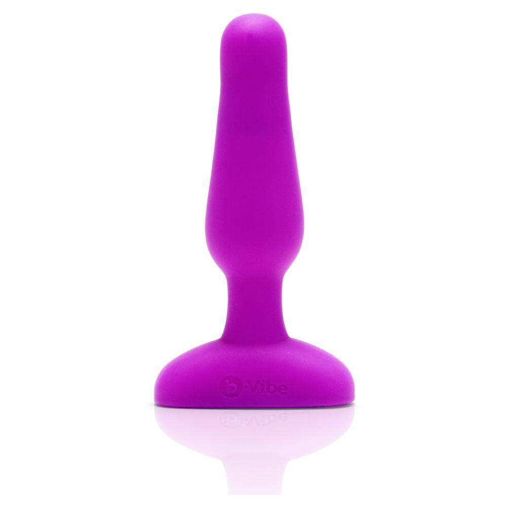 B-Vibe Novice Plug Fuchsia/Silver - Adult Outlet