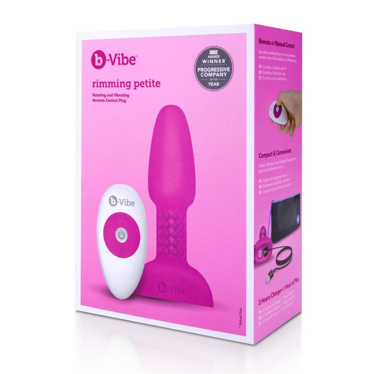 B-Vibe Rimming Petite Fuchsia - Adult Outlet