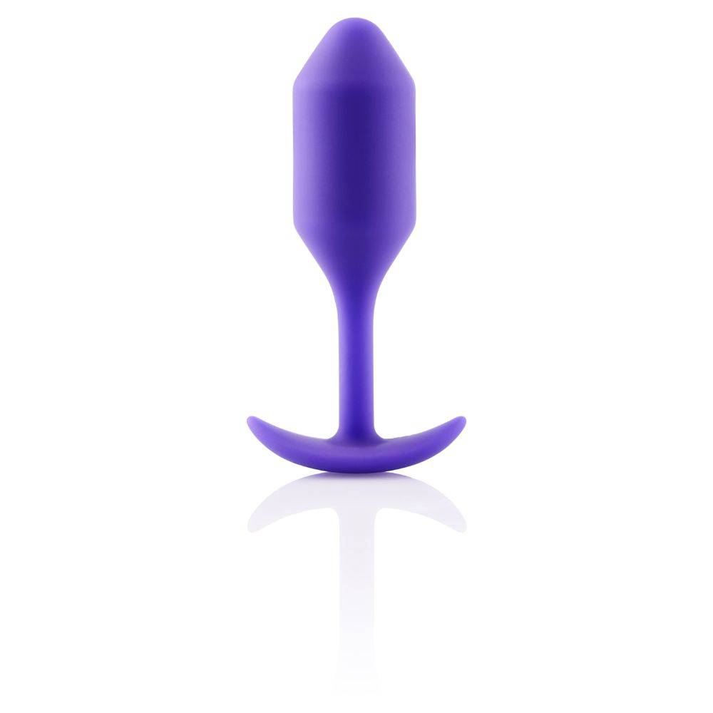 B-Vibe Snug Plug 2 Purple - Adult Outlet