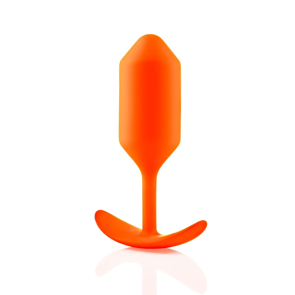 B-Vibe Snug Plug 3 Butt Plug Orange - Adult Outlet