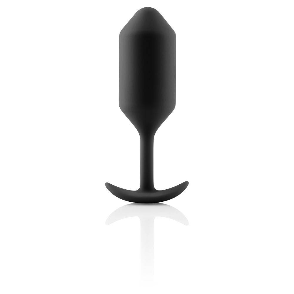 B-Vibe Snug Plug 3 Black - Adult Outlet