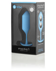 B-Vibe Snug Plug 3 Teal - Adult Outlet