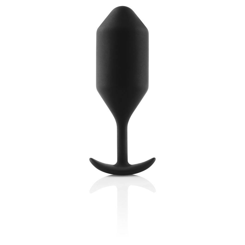 B-Vibe Snug Plug 4 Black - Adult Outlet