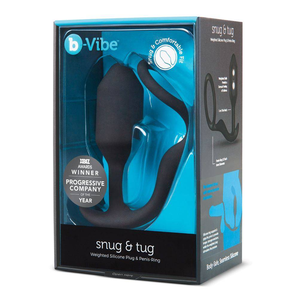 B-Vibe Snug And Tug Black - Adult Outlet