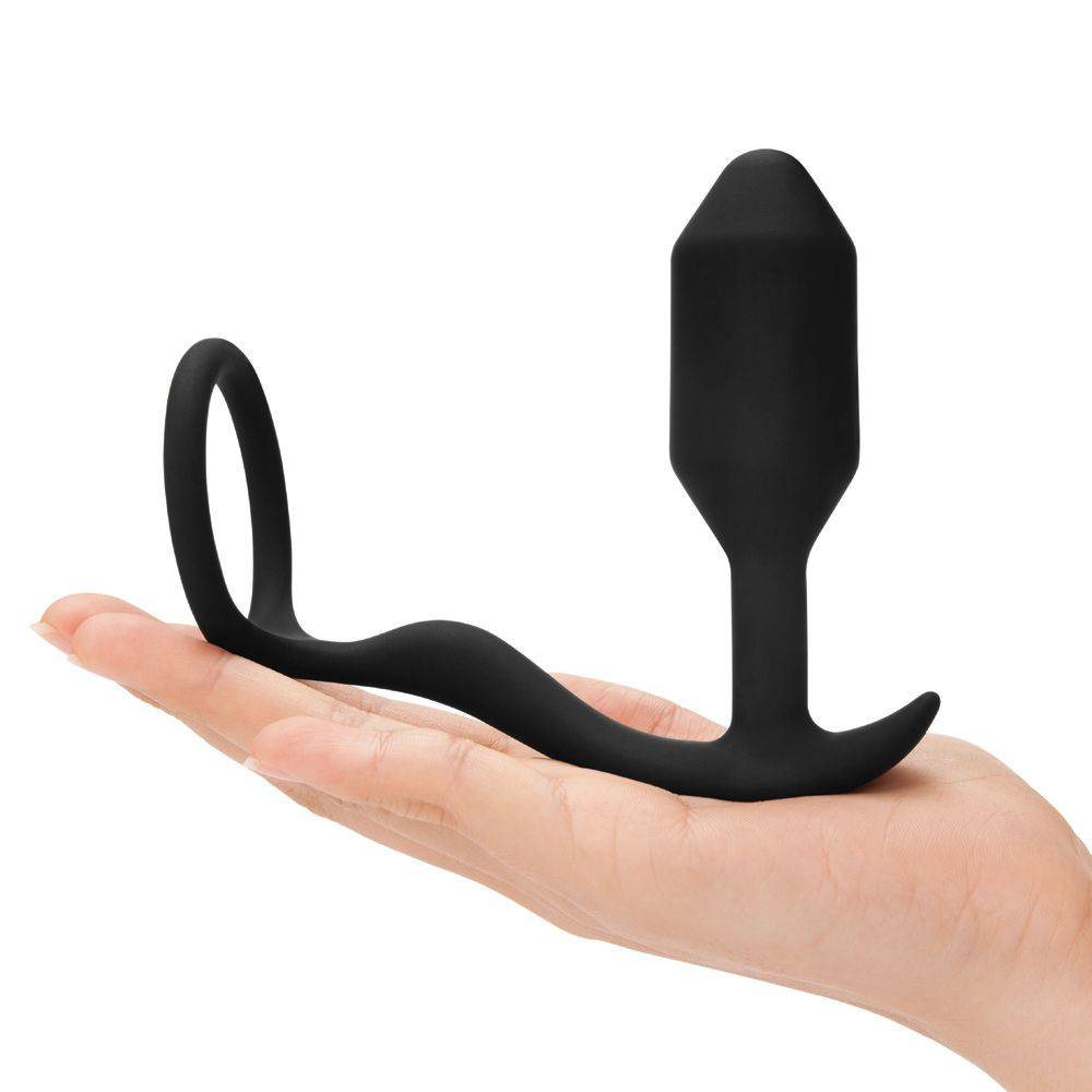 B-Vibe Snug And Tug Black - Adult Outlet