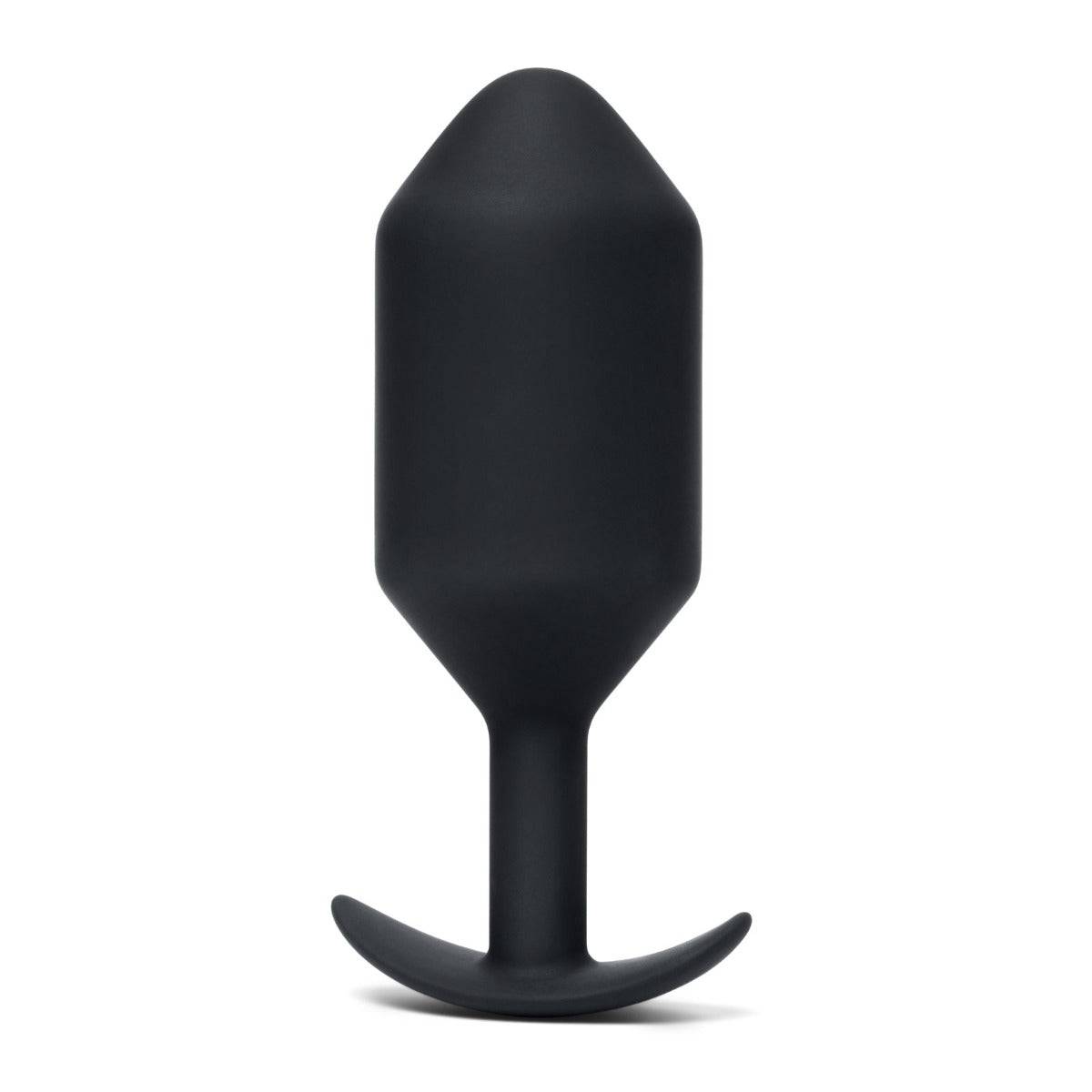 B-Vibe Snug Plug 7 Weighted Butt Plug Black - Adult Outlet