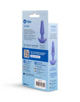 b-Vibe Shake Slimline Vibrating Silicone Plug - Purple