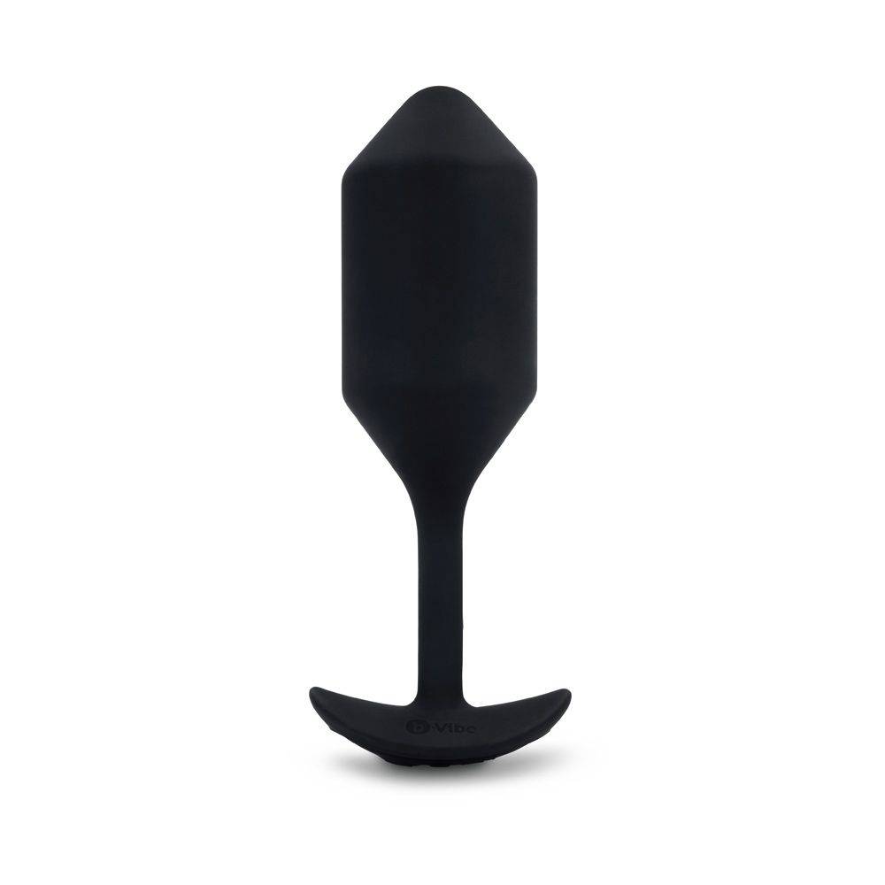 B-Vibe Vibrating Snug Plug Black XLarge - Adult Outlet