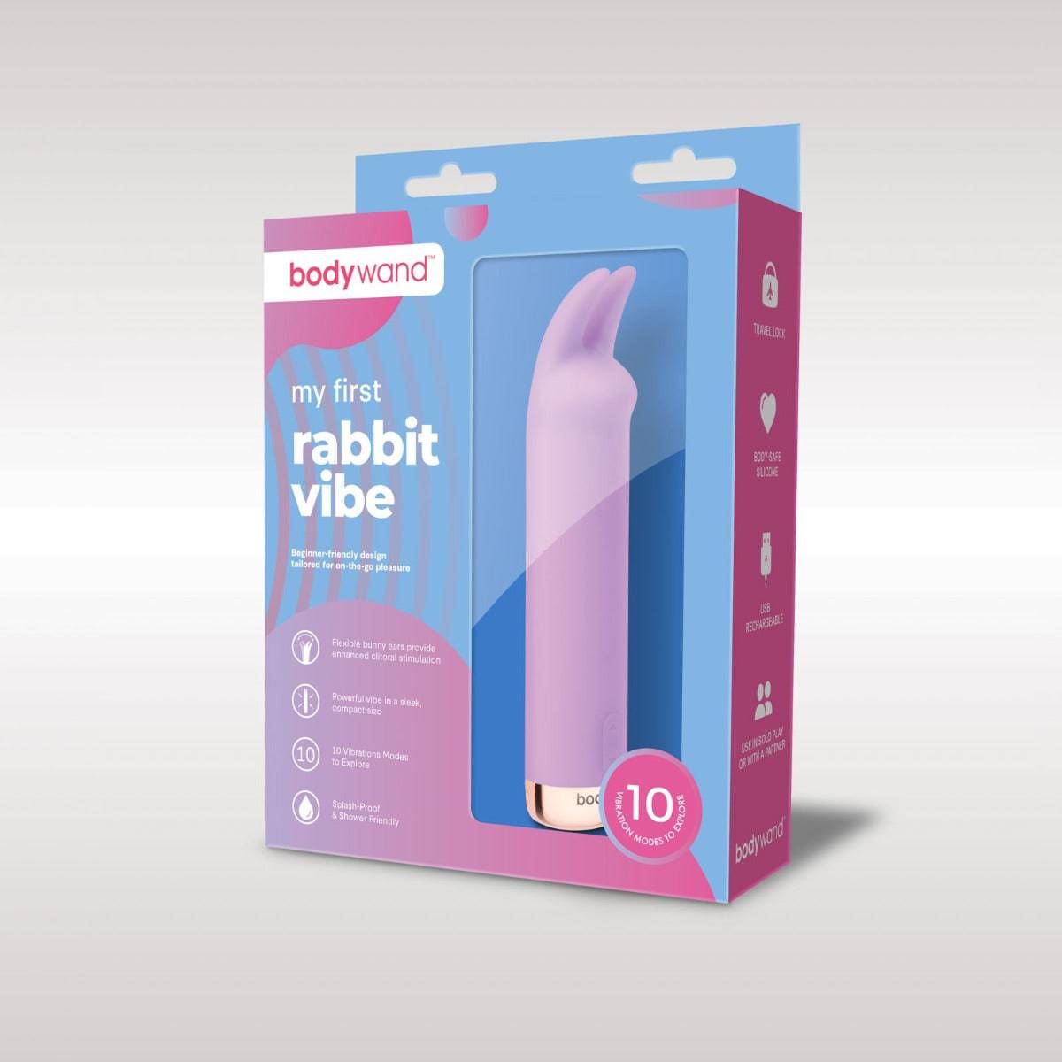 Bodywand My First Rabbit Vibe Lavender - Adult Outlet