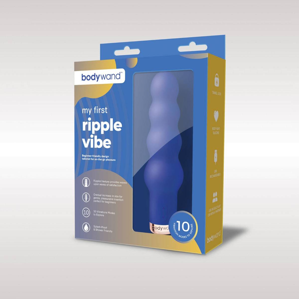 Bodywand My First Ripple Vibe - Blue - Adult Outlet